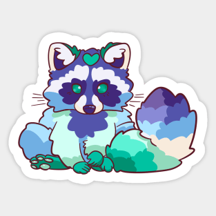 Gay Pride Raccoon Sticker